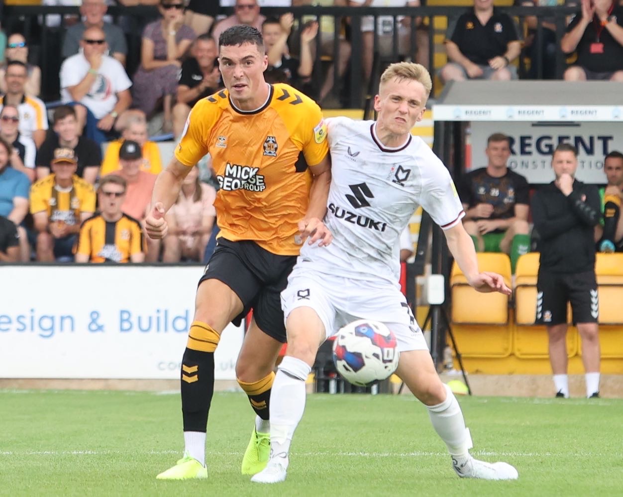 CUFC vs MK Dons, 30th July 2022 – by Andrew Stephen